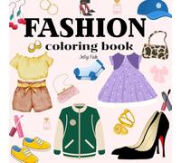 Fashion: Coloring Book for Adults and Teens Characters with Easy and Simple Designs for Relaxation