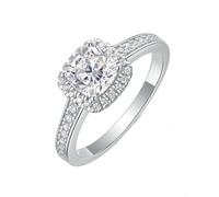 Fashion Commuter S925 Anillo de plata Mosangshi Creative Personality Ring, American yard no.9