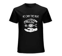 Fashion Dance Gavin Dance We Own The Night Unisex 100% Cotton Short-Sleeve T-Shirts Black XXL