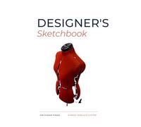 Fashion Design Sketchbook: 120 Pages of Human Croquis and Pre-Drawn Garment Templates, Professional Front & Back View Figure Drawing Book for Fashion Illustrators and Students