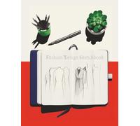 Fashion Design Sketchbook: Dot Grid Journal for Illustrators & Creatives: 240 Pages of Dotted Layouts for Croquis, Textile Patterns, Mood Boards & ... Aspiring and Professional Fashion Designers