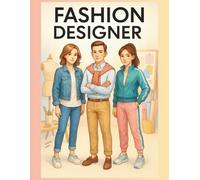 FASHION DESIGNER: Teen Coloring Book for Aspiring Stylists