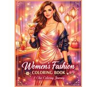 Fashion Diva Coloring Book for Women: A Chic Coloring Journey - Stylish Outfits, Elegant Fashion, and Creative Relaxation for Women & Teens (SheSha Mystic Feminine Art Series)