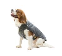Fashion Dog Abrigo para Perro Con Kunstpelz-Futter - Gris - 100 CM de Invierno