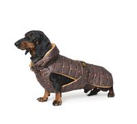 Fashion Dog Impermeable Hunde-Steppmantel Especial para Perro Salchicha - 47CM