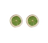 Fashion Elegant Lemon Slice Ladies Christmas Party Banquet Jewelry High-End Earrings