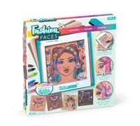 Fashion Faces Mix & Match Kit de diseador de moda para nias Artes y manualidades para nios mayores de 6 aos Looks de maquillaje y cabello de