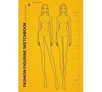Fashion Figurine Sketchbook: Female Fashion Figurines