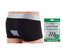 FASHION FIRST AID: Subtle Butt: Filtro neutralizador de gases para la ropa interior contra las flatulencias y los malos olores | Con la técnica del carbón activo
