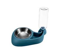 Fashion For Food and Water Dispenser Indoor & Small Dogs Feeder Bowl Green Dark Blue Of Food and Water Dispenser Set Stainless Steel For Indoor Cats