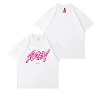 Fashion Graphic Cotton Shirts Tshirts AlbumGGUM T-Shirt Supports Gifts For Women Teengirls Men(White-3,M)