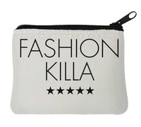 Fashion Killa Five Star - Monedero de neopreno (10 x 11 cm), color blanco, White, Talla única