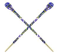 Fashion & Lifestyle 2 Count Hair Decor Chinese Traditional Style Hair Sticks Shawl Pins Picks Pics Forks for Women Girls Hair Updo Making Accessory 6 with Butterfly, Blue by Fashion & Lifestyle