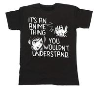 Fashion Mens Summer T Shirt It An Anime Thing You Wouldnt Understand T Shirt Mens Funny Tshirt Black S