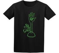 Fashion Men's T-Shirt Inspired by Kurt Vonnegut - Tralfamadorian So It Goes Cult Literature Crew Neck Tops tee Black L