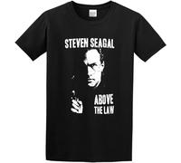 Fashion Men's T-Shirt Res Above The Law Steven Seagal Movie Fan Crew Neck Tops tee Size S