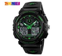 Fashion Mens Waterproof Army Sports Analog Digital LED Date Quartz Wrist Watch