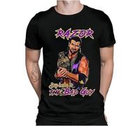 Fashion Razor Ramon Men's Clothing The Bad Guy Cool T-Shirt Summer Crew Neck Shirt Short Sleeve Top Vest