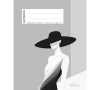 Fashion Runway B&W Lined Notebook - 7.5x9.25 in - 100 pages: Chic Black and White Elegance Runway Design | College Ruled Journal | inside Pages with ... Creative Ideas | for Girls, Teens, and Women.