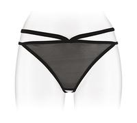Fashion Secret - Tanga abierta a la entrada-piernas, malla fina, transparente, talla única