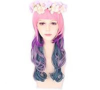 Fashion Sexy Long ita Wig Cosplay Costume Synthetic Hair Halloween Costume Ombre Party Play Wigs For Women OneSize 162