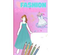 Fashion Sketchbook | Design your outfits! | 5 x 8 inches, 40 blank designs (80 pages): Paperback - Glossy Cover