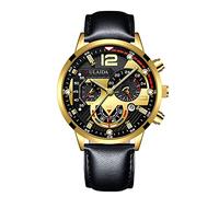 Fashion Sport Gmdb800sc-1b - Reloj de pulsera analógico de cuarzo para hombre con carcasa de cuero inoxidable, G, talla única