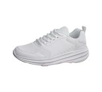 Fashion Spring and Summer Men Sports Shoes Flat Bottom Lightweight Mesh Breathable Slip On Comfortable Solid Color Simple Características: Zapatos de agua para hombre, Blanco, 46 EU