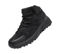 Fashion Spring and Summer Men Sports Shoes Flat Bottom Lightweight Mesh Breathable Slip On Comfortable Solid Color Simple Características: Zapatos negros para hombre, Negro , 45 EU