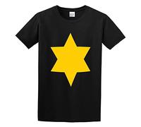 Fashion Star of David - Jimmy Cliff Harder They Come Sheriff Unisex 100% Cotton Short-Sleeve T-Shirts Black XXL