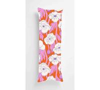 Fashion Styles Body Pillow Case Cover 50x135cm, Long Backrest Cushion Pillow Protector with Zipper, Decorative Bedding Pillowcase, Soft Body Pillow Cover for Couch Bedroom Flowers