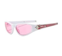 Fashion Trend - Gafas de sol vintage Ins Catwalk para hombre y mujer, Blanco Rosa 06, A