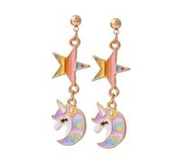 Fashion Trendy Unicorn Ear Studs Women's Jewelry Earrings Decor for Valentine's Day Present