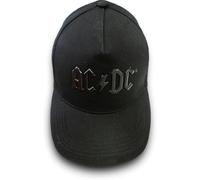 Fashion UK ACDC Gorra Snapback Shiny Black Logo