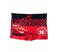 Fashion UK Bañador de Cars Rayo Mcqueen. Película Oficial. Boxeadores Mare. Boxeadores de poliéster. Shorts de baño para niños. Traje de Piscina. (FR/ES, Edad, 8 años, Regular, Rojo)