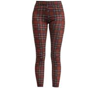 Fashion Victim Forplay Plaid Mujer Leggins Rojo S 95% Polyester,5% Elastán Pitillo