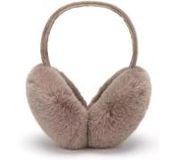 Fashion Winter Unisex Ear Muffs Ear Warmers Foldable for Adults Children (Dark Brown Orejas)