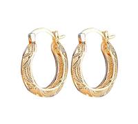 Fashion Women 925 Silver Earrings Elegant Earrings Jewelry - Anillos de tornillo para mujer, talla única, Aleación de cinc, Sin piedra preciosa