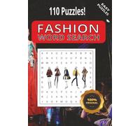 Fashion Word Search: Fashion, Style, Sewing, 6x9 inches, large print, 110 puzzles, Focus, Gift for All