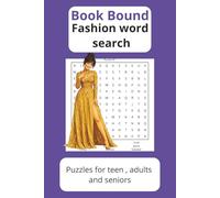 Fashion Word Search Puzzle Book: Word Searches with Easy to Read Print about clothes, fashion exercises, jewelry and More | 6x9 inches, 110 pages | 50+ Puzzles... Gift for Vacations, Holiday