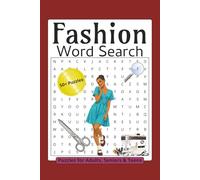 Fashion Word Search Puzzle Book: Word Searches with Easy to Read Print about Fashion, Sewing, Style and more | 6x9 Inches, 110 Pages | 50+ Puzzles | ... | Gift for Vacations, Holidays & Free Time