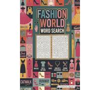 Fashion World Word Search: 50+ Puzzles, Gift for Fashionista