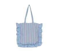 Fashionable Checkered Ruffled Shoulder Bag Ergonomic Design Shopping Bags with Spacious Interior Storage Spaces Checkered Ruffle Shoulder Bag