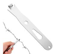 Fashionable Fence Wire Twister, Interactive Cable Fixer Tightener Stainless Steel - Barb Wire Twisting Tool with Hexagonal Holes for High-Strength Mesh