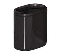 Fashionable Indoor Garbage Bin, 9/12 Liter Slim Stainless Steel Trash Can, Open-Top Trash Can with Removable Trash Bin, Modern Narrow Garbage Can for Kitchen Bathroom Bedroom Office,Get More Storage(B