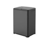 Fashionable Indoor Garbage Bin, Intelligent Sensor 30 Liters Trash Can with Lid Large Commercial Home Kitchen Hotel Mall Intelligent Trash Can Sensor,Get More Storage(Black)