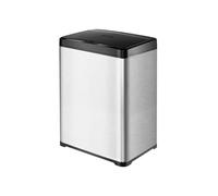 Fashionable Indoor Garbage Bin, Intelligent Sensor 30 Liters Trash Can with Lid Large Commercial Home Kitchen Hotel Mall Intelligent Trash Can Sensor,Get More Storage(Silver)