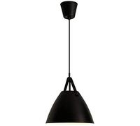 Fashionable Northern Europe Circular Single Head Iron Pendant Light Creativity Adjustable Metal Lampshade Chandelier Ceiling Lamp Compatible with Kitchen Bar Restaurant DecoratZ