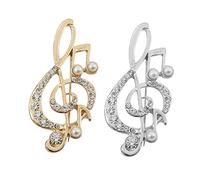 Fashionable Note Brooches Brooch Pins Women Present for Music Lovers