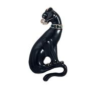 Fashionable Panthers Shaped Brooch Smooth Surfaces Lightweight 17g Jewelry Gift Versatile Panthers Pin For Women And Men Elegant Accessory